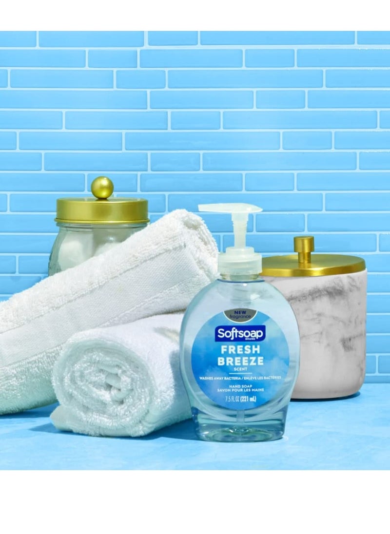 Softsoap - Softsoap Liquid Hand Soap, Fresh Breeze - 7.5 Fl Oz (Pack of 6) - Image 1