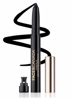Faces Canada Ultime Pro Hd Deep Black One Stroke Matte Kajal, 1.4G | Waterproof | Sweatproof | Built-In Sharpener  - Image 1