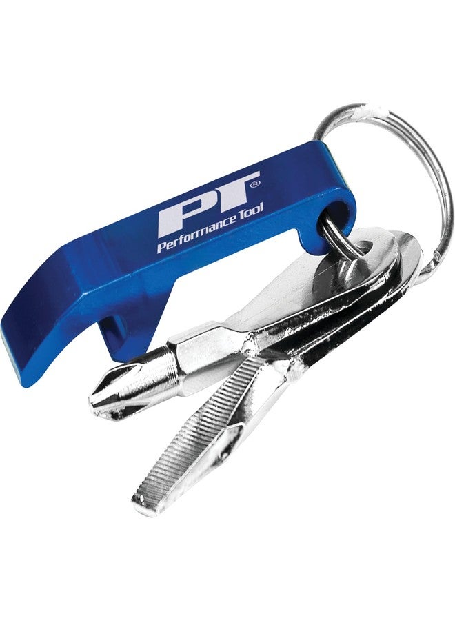 Performance Tool W3201 Phillips #2 and 1/4-Inch Slotted Drivers with Anodized Aluminum Bottle Opener in Small Fishbowl - US Patents D673370 and D685580 - Image 2