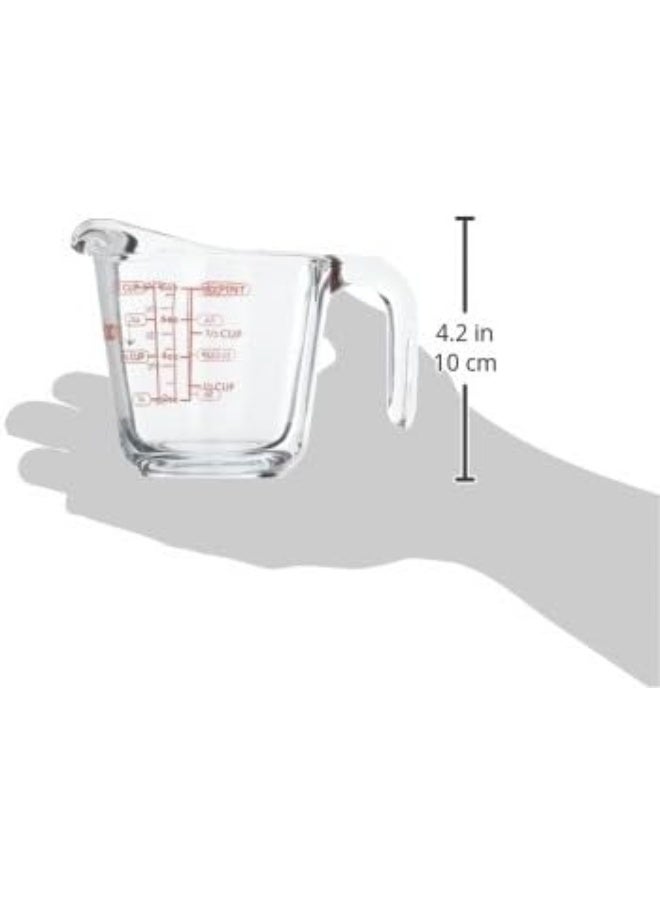 Anchor Hocking Measuring Cup, Red, 8Oz, 4901 - Image 2