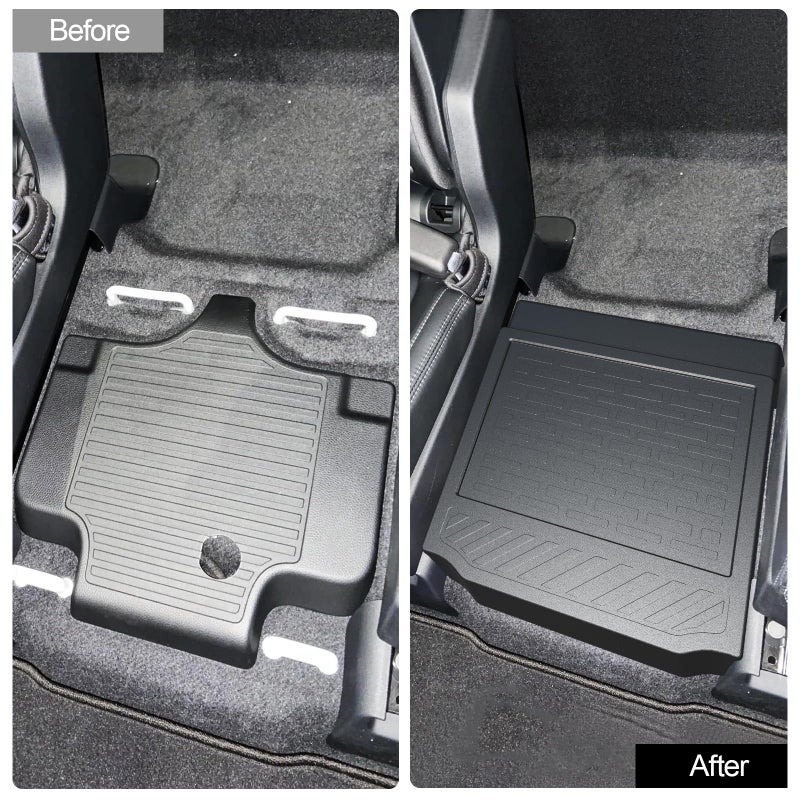 HOUCLEMIC Removable Middle Seat Floor Cover for 2023-2025 2026 Honda Pilot Removable 2nd Row Middle Seat Elite/Touring/Black Edition/EX-L 8 Passenger and 7 Passager 2020-2025 2026 Acura MDX Accessories - Image 2
