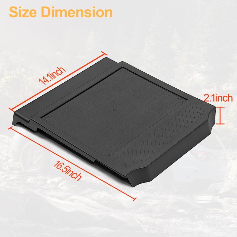 HOUCLEMIC Removable Middle Seat Floor Cover for 2023-2025 2026 Honda Pilot Removable 2nd Row Middle Seat Elite/Touring/Black Edition/EX-L 8 Passenger and 7 Passager 2020-2025 2026 Acura MDX Accessories - Image 3