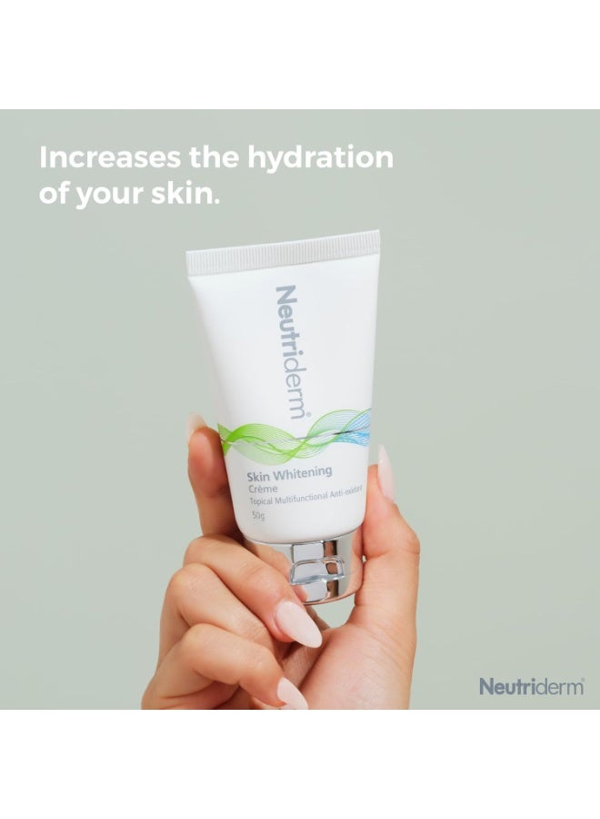 نيوتري ديرم كريم نيوتريديرم كريم تبييض البشرة لتفاوت لون البشرة، تغذية (جميع أنواع البشرة) 50 جم - Image 3