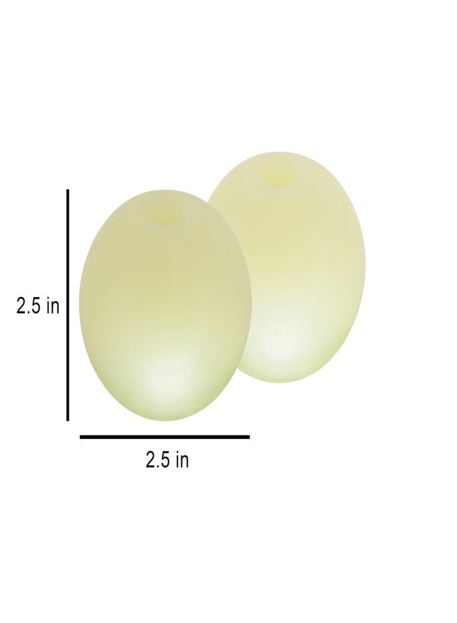 Harry Barker Glow-in-the-Dark Rubber Dog Fetch Balls, High-Bounce Interactive Toy with Safety Air Vent, 2.5 Inch, Launcher-Compatible - Image 2