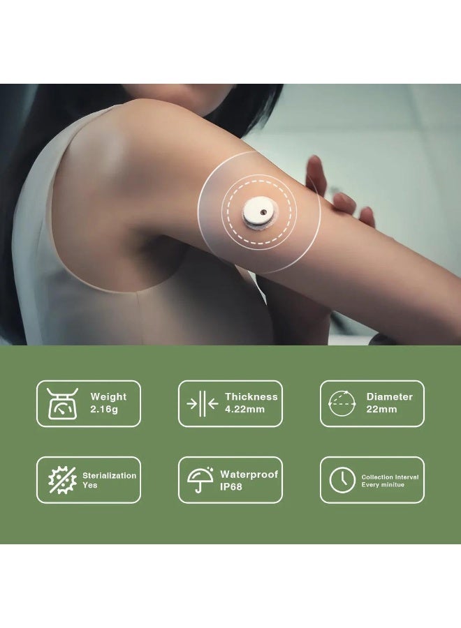 LinX Continuous Glucose Monitoring Sensor CGM – 15 Days - Image 3