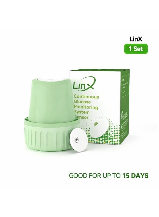 LinX Continuous Glucose Monitoring Sensor CGM – 15 Days - Image 1