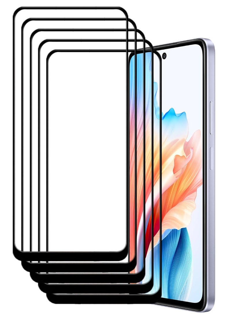 ACLIX 5 Pieces Antistatic ESD Dustproof Premium Quality High Definition Tempered Glass Screen Protector Designed For Oppo A79 - Image 1