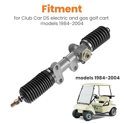 Tuningsworld Club Car Steering Gear Box Assembly for 1984-2004 Golf Cart DS/Carryall/Turf Gas and Electric, 101878302 103601501 Steering Rack and Pinion - Image 2