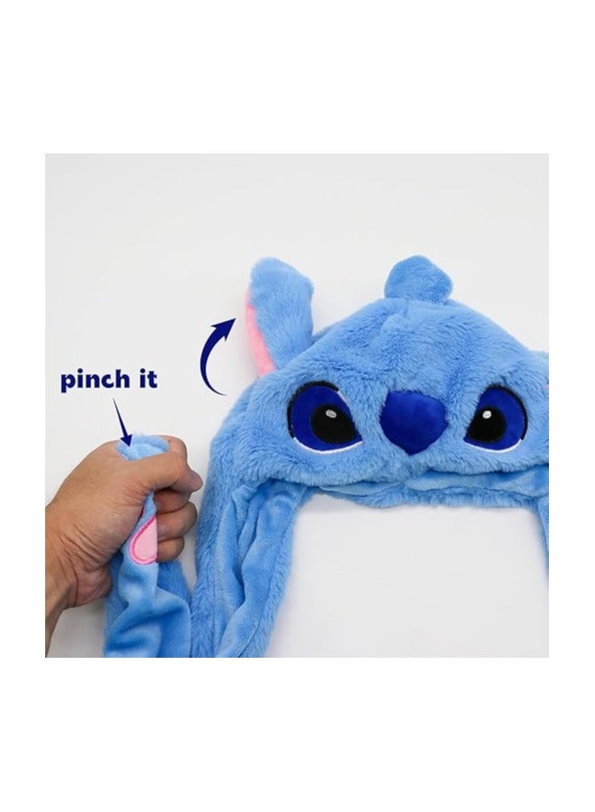 عام قبعة محبوبة للفتاة مع أذن الأرنب المتحركة الناعمة للشتاء، قبعة مصنوعة من الفرو الصغير، قبعة أرنب مناسبة للحزب المميز. - Image 4