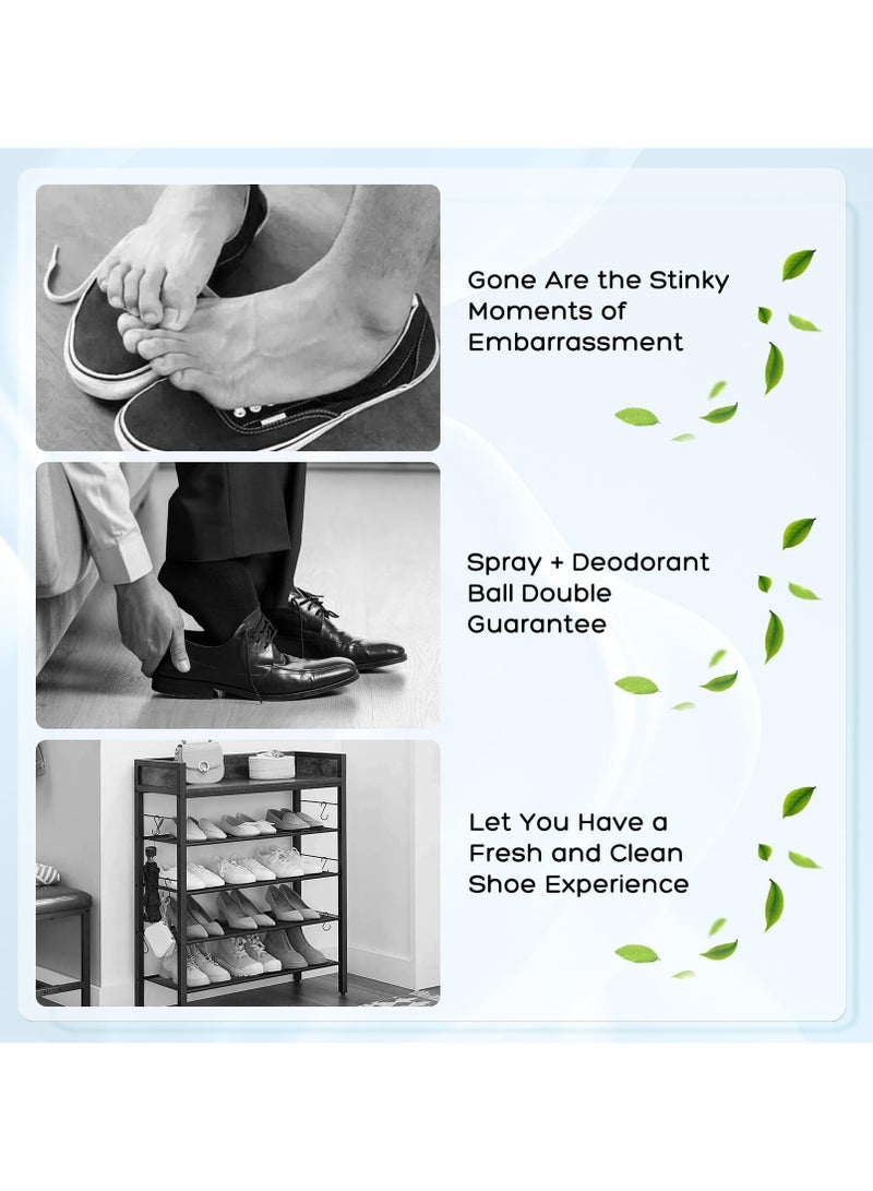 CMGTYYD Odor Eliminator Spray for Shoes - Long Lasting Deodorizer for Sneakers, Work Shoes & Athletic Footwear - Powerful Odor Neutralizer with Natural Freshness - Image 5