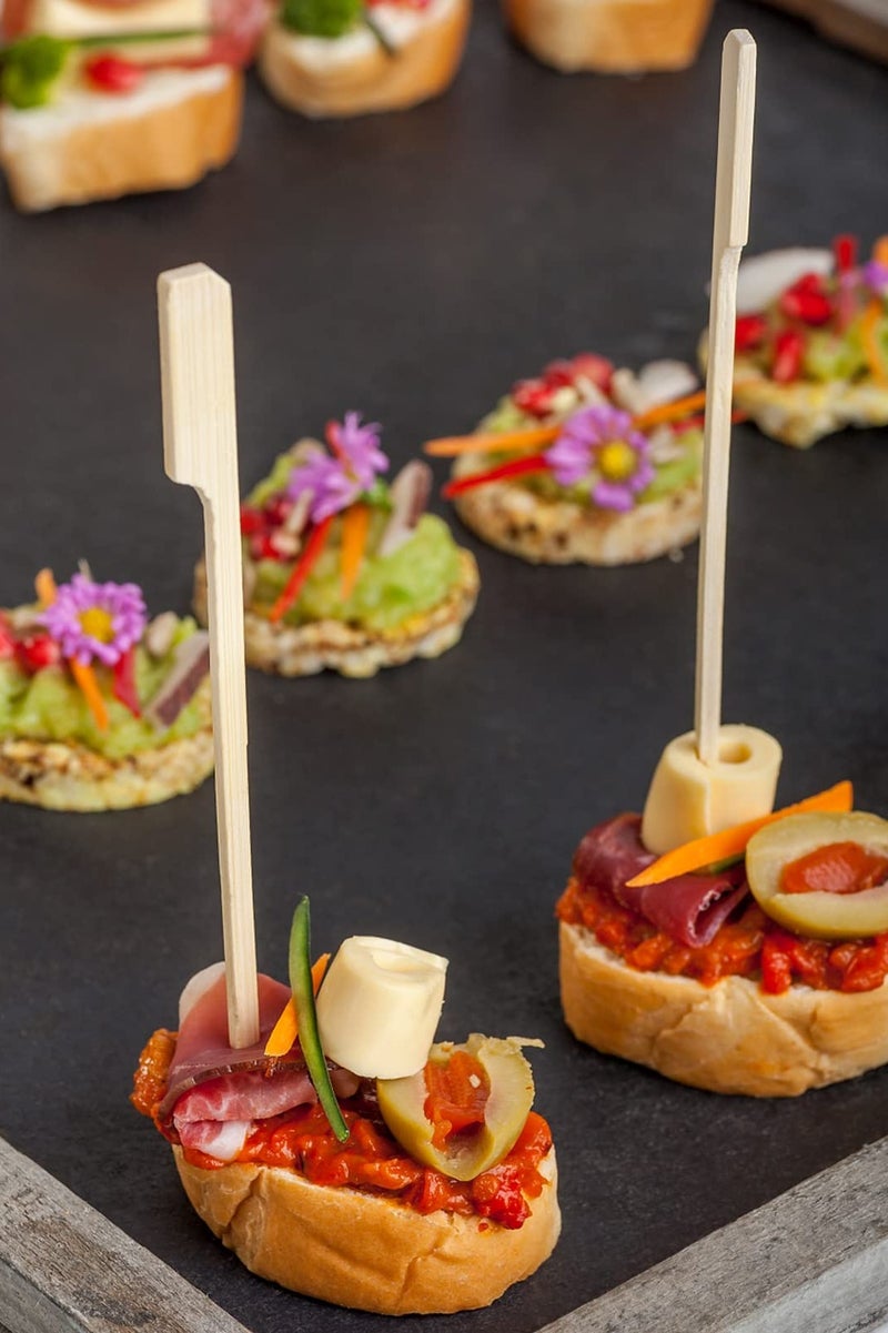 BarPros Artisan Bamboo Paddle Skewers (15cm, 100 Pcs) - Image 3