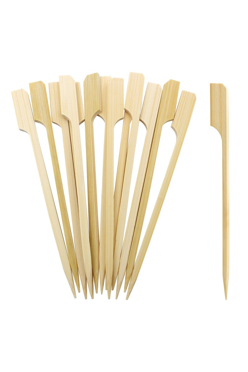 BarPros Artisan Bamboo Paddle Skewers (15cm, 100 Pcs) - Image 1