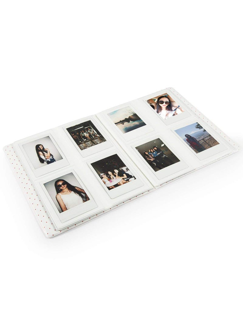 ZIKKON ZIKKON 128 Pockets Photo Album for Fujifilm Instax Mini 12 11 9 8 90 99 Evo Liplay Instant CameraMini Link Printer Polaroid Snap Touch PIC300 Z2300 Mint Zip Instant Camera Printer Blue  - Image 4