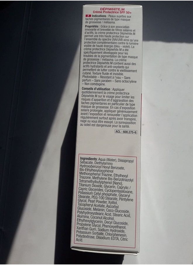 ACM Depiwhite M Cream - Protective Cream - SPF50+ 40ml/1,7 oz - Pantalla Solar  - Image 3