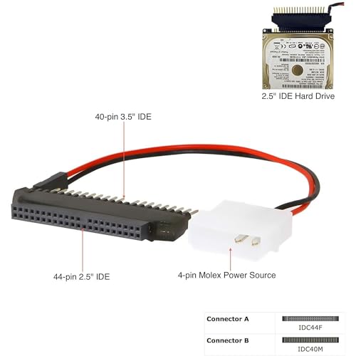 SABRENT 2.5 to 3.5 IDE Disk Drive Convert Notebook Hard Disk Drive to Desktop (ADP IDE23) - Image 2
