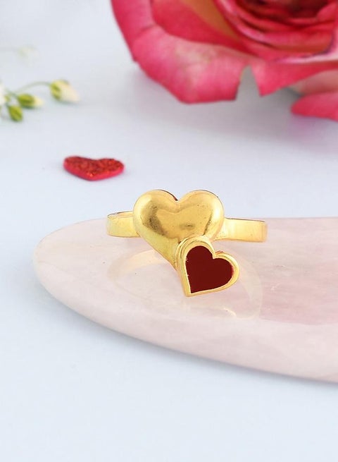Valentine's Day Collection Bonded Hearts Ring