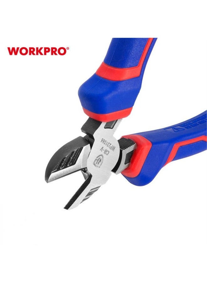 WorkPro WP231066 Side Cutter Pliers – 7 in (180 mm) CR-V Edge - Image 2