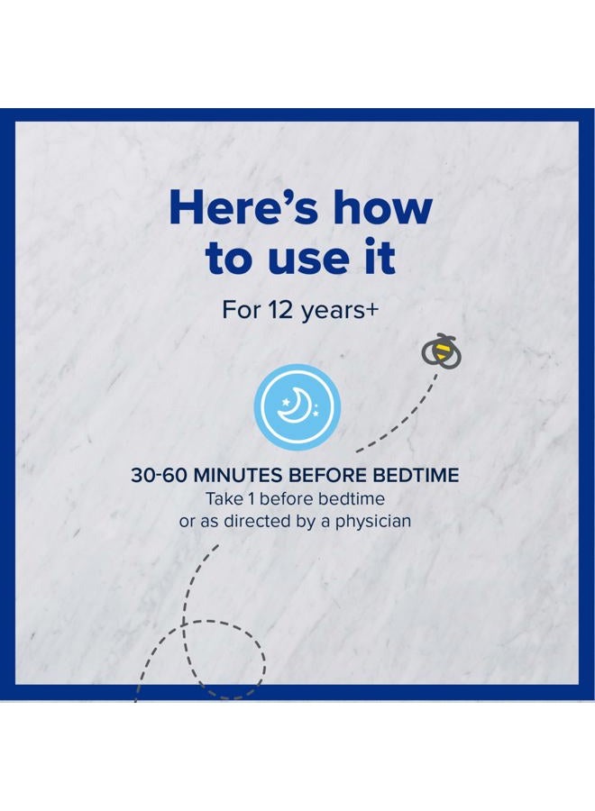 Zarbee's Melatonin Gummies 3mg Sleep Supplement to Promote Peaceful Sleep, Natural Mixed Fruit Flavor, Adults Gummy Age 12 Up, 60 Count - Image 4