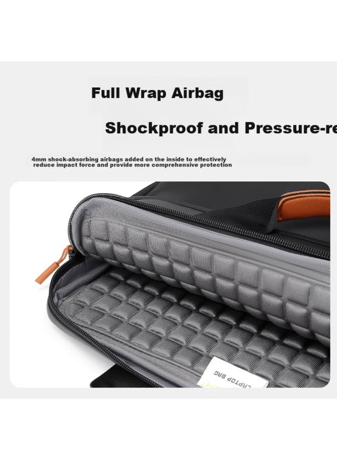 Brinch Laptop Handbag, 13/14 Inch, For Men And Women, Business Commute, Suitable For Huawei And Apple Computers - Image 2