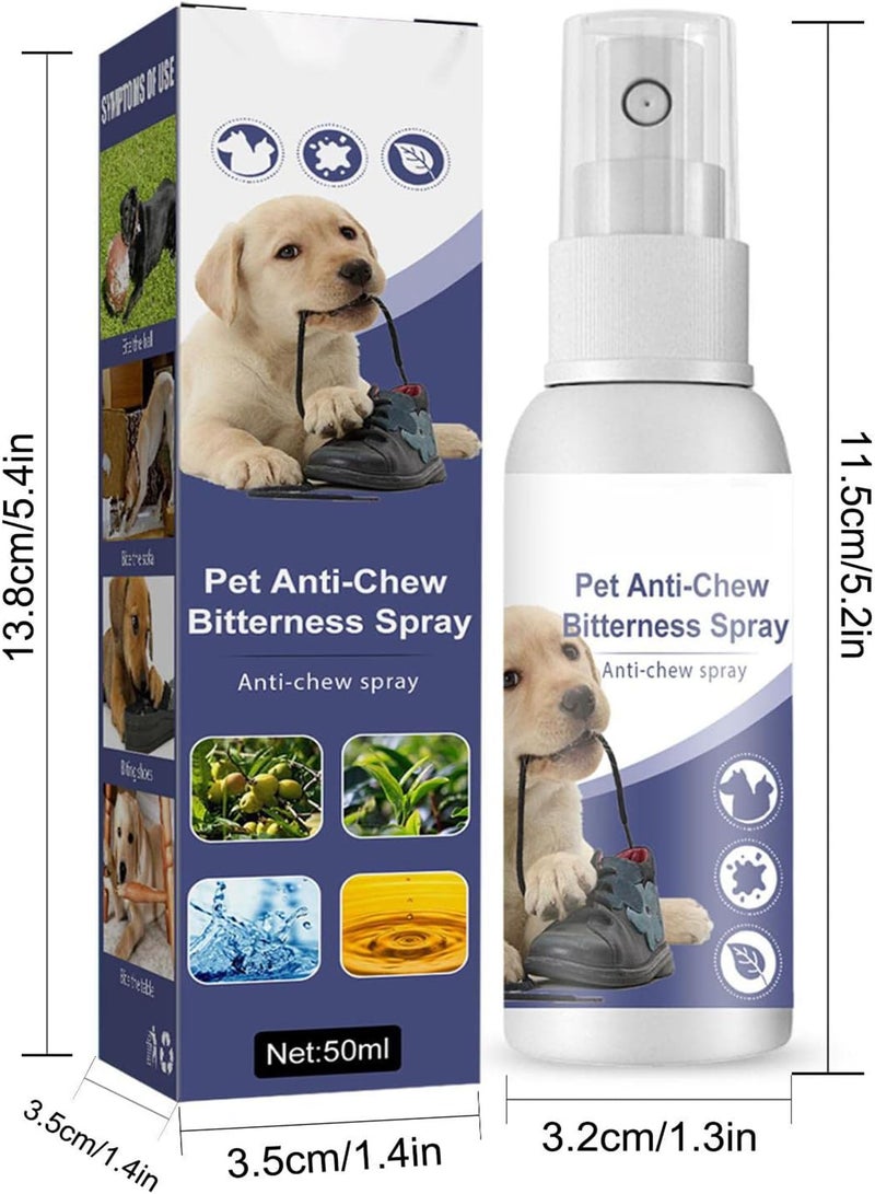 GGOOT No Chew Spray for Dogs, Dog Bitter Spray for Chewing, pet corrector spray for dogs, Alcohol Free Natural Pet Corrector Spray Safe Formula Stop Dogs from Chewing Paws, Furniture - Image 4