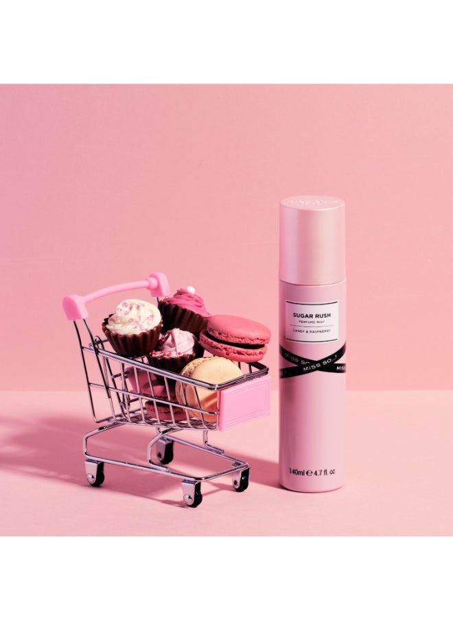 So..? Miss SO...? Sugar Rush Body Mist for Women 140ml | Sweet & Fruity Fragrance | Long-Lasting, All-Day Freshness | Irresistible & Addictive Scented Body Spray for Daily U  - Image 2