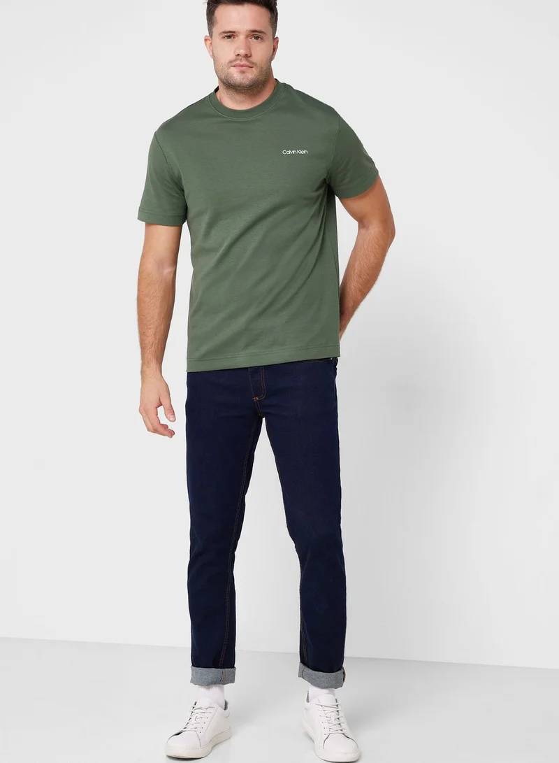 CALVIN KLEIN Logo Crew Neck T-Shirt