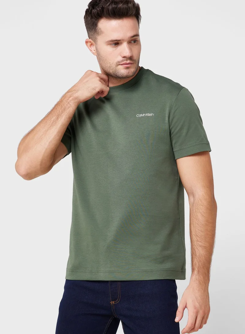 CALVIN KLEIN Logo Crew Neck T-Shirt