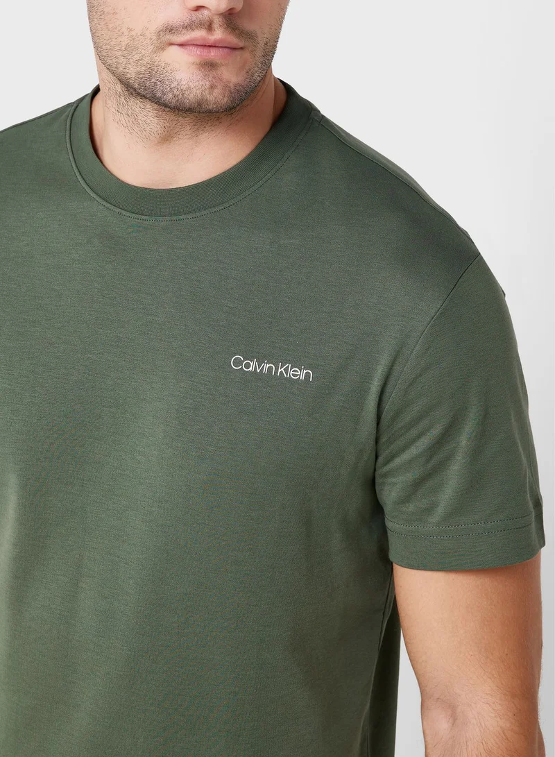 CALVIN KLEIN Logo Crew Neck T-Shirt
