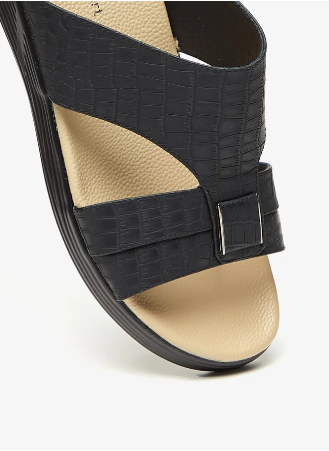 Le Confort Men's Textured Slip-On Sandals