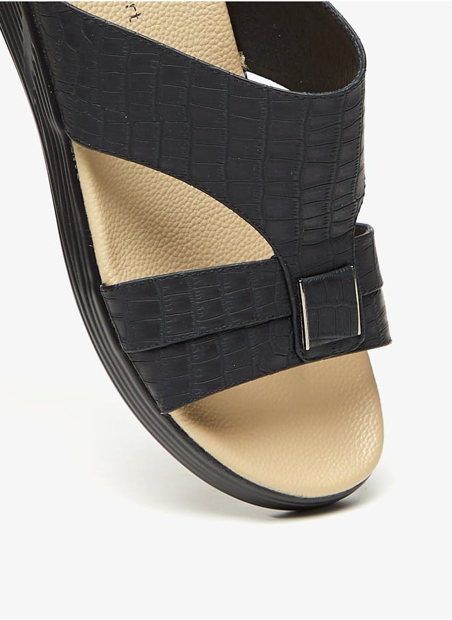 Le Confort - Men's Textured Slip-On Sandals - Image 1