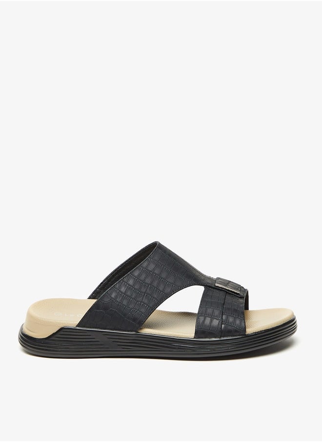 Le Confort - Men's Textured Slip-On Sandals - Image 1