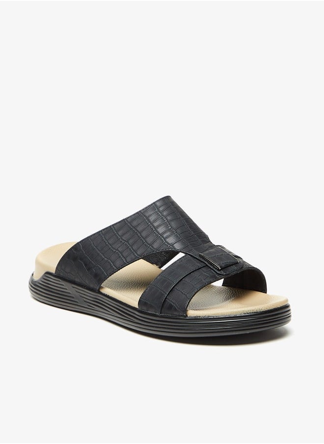 Le Confort - Men's Textured Slip-On Sandals - Image 1