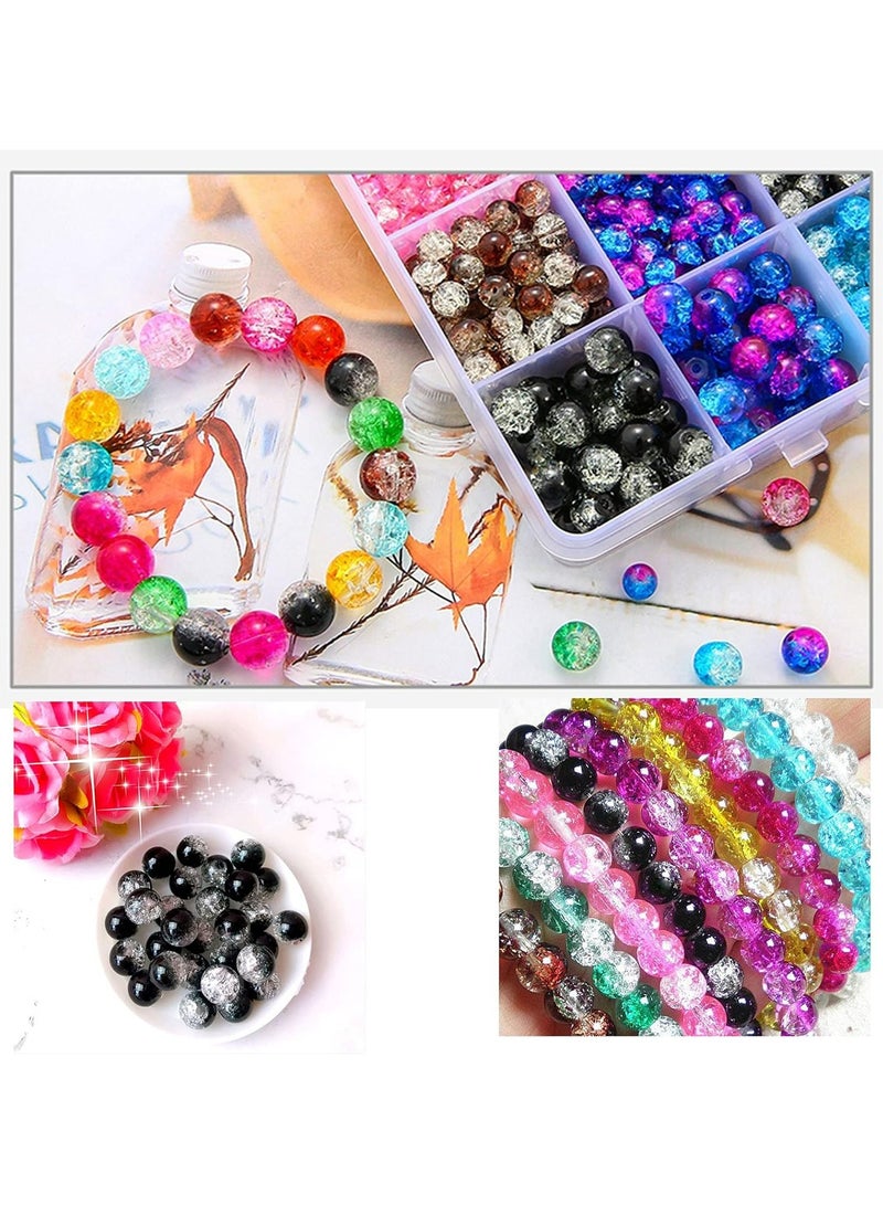 Mountain Gems Mega set Small Craft Beads Assorted Kit with Organizer Box and Gemstone and Crystals for DIY Bracelets  Jewelry Making  - Image 2