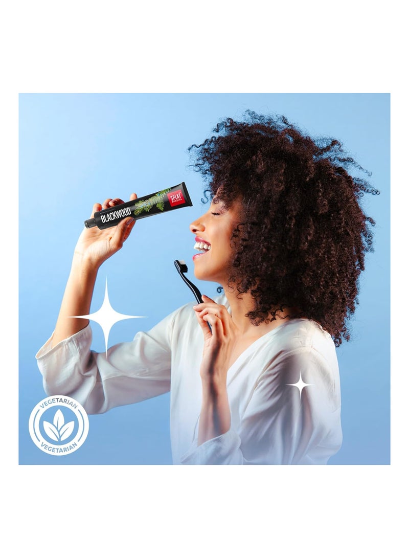 SPLAT Special Blackwood Charcoal Natural Toothpaste Powerful Whitening 75ml - Image 5