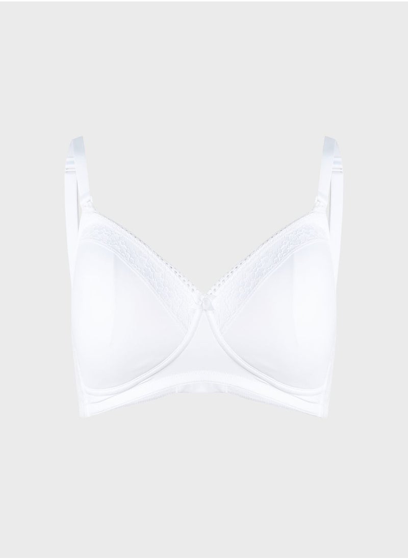Marks & Spencer - 2 Pack Maternity Lace Trim Nursing Bras - Image 1