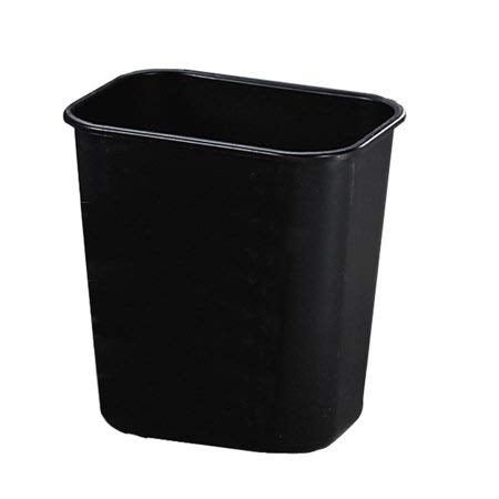 Rubbermaid سلة مهملات بلاستيكية مستطيلة من روبيرمايد التجارية 295500BK بسعة 3.12 جالون باللون الأسود - Image 4