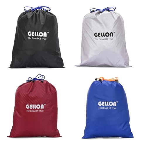 Gellon Water Proof in Umbrella Cloth Shoes Bag for Travel & Storage Travel Organizer for Women & Men Travel Accessories Shoes Cover Pouch Transparent Shoes Bag for Travel Essentials in 4 Colors - Image 1
