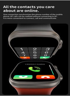 Generic i8 ULTRA MAX Smart Watch Series 8 With Full Screen Works With The Android And IOS System Quick Response With Calling Function Black  - Image 3