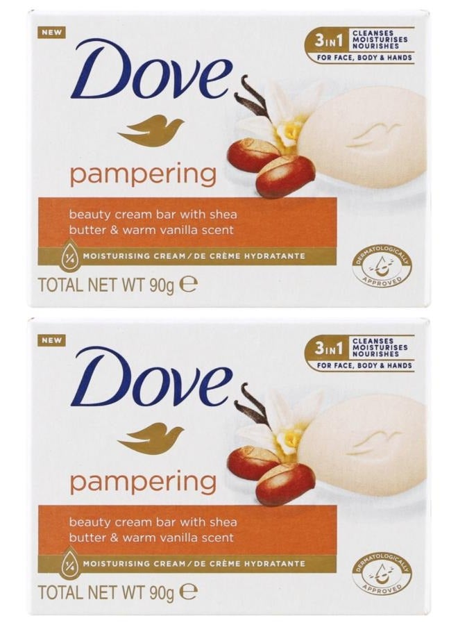 Dove Pampering Shea butter and vanilla soap 2 Pcs 2*90 g