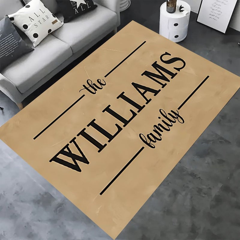 Personalized Flannel Floor Mat Non Slip Fade Resistant 60x60cm - Image 2