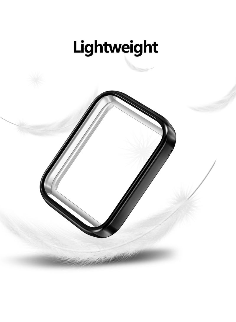 Excefore Compatible with Xiaomi Mi Band 8 Pro Case with Screen Protector, Soft TPU Slim Full Coverage, 360° All-Round Protective Ultra Thin Protective PC Case Cover for mi Band 8 Pro, 2 Pcs  - Image 2