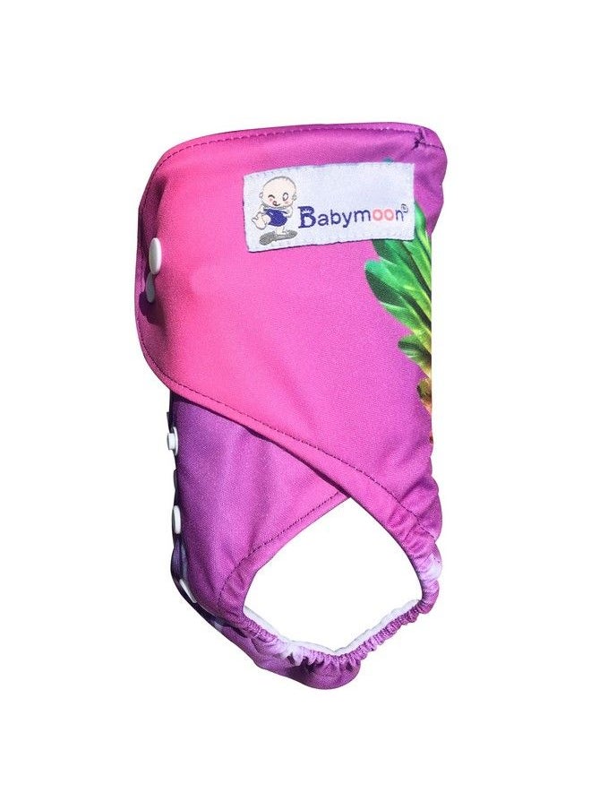 BabyMoon - (Set Of 2) 1 Cloth Diaper With 5Layers Charcoal Bamboo Insert) Premium Adjustable Reusable Cloth Diaper (Butterfly) - Image 1
