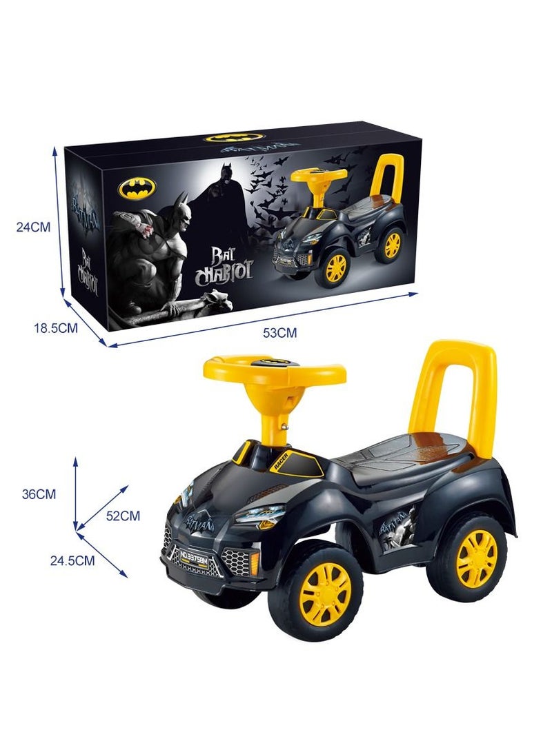 كونكسينج سيارة ركوب اطفال بالدف بات مان تحتوي على بوق بالمقود - Image 2