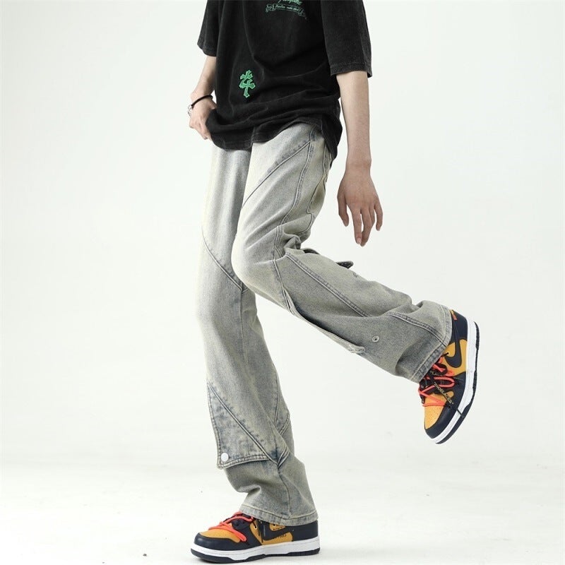 Unisex Casual Daily Denim Jeans - Image 4