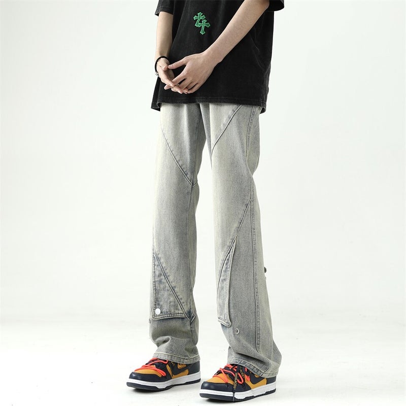 Unisex Casual Daily Denim Jeans - Image 3