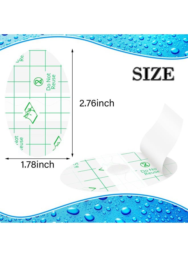 Kingdder 60 Pieces Baby Waterproof Ear Stickers Ear Covers for Swimming Shower Ear Protectors with Ear Plugs for Kids Newborn Disposable Ear Covers for Shower Surfing Snorkeling and Other Water Sports (White) - Image 2