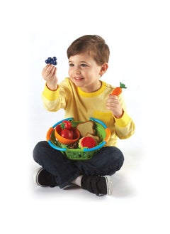 Learning Resources New Sprouts Healthy Lunch Toddler 15 Pieces Ages 18+ Months Toddler Learning Toys Pretend Play Food Set Outdoor Toys Pretend Picnic Play Lunch Food  - Image 3