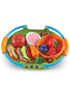 Learning Resources New Sprouts Healthy Lunch Toddler 15 Pieces Ages 18+ Months Toddler Learning Toys Pretend Play Food Set Outdoor Toys Pretend Picnic Play Lunch Food  - Image 5
