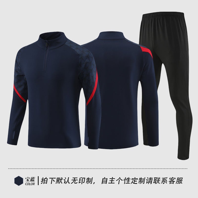 Long Sleeve Coat Football Clothing Suit Male Adult Formulates Suit For Children'S Football Training Clothing - Image 1