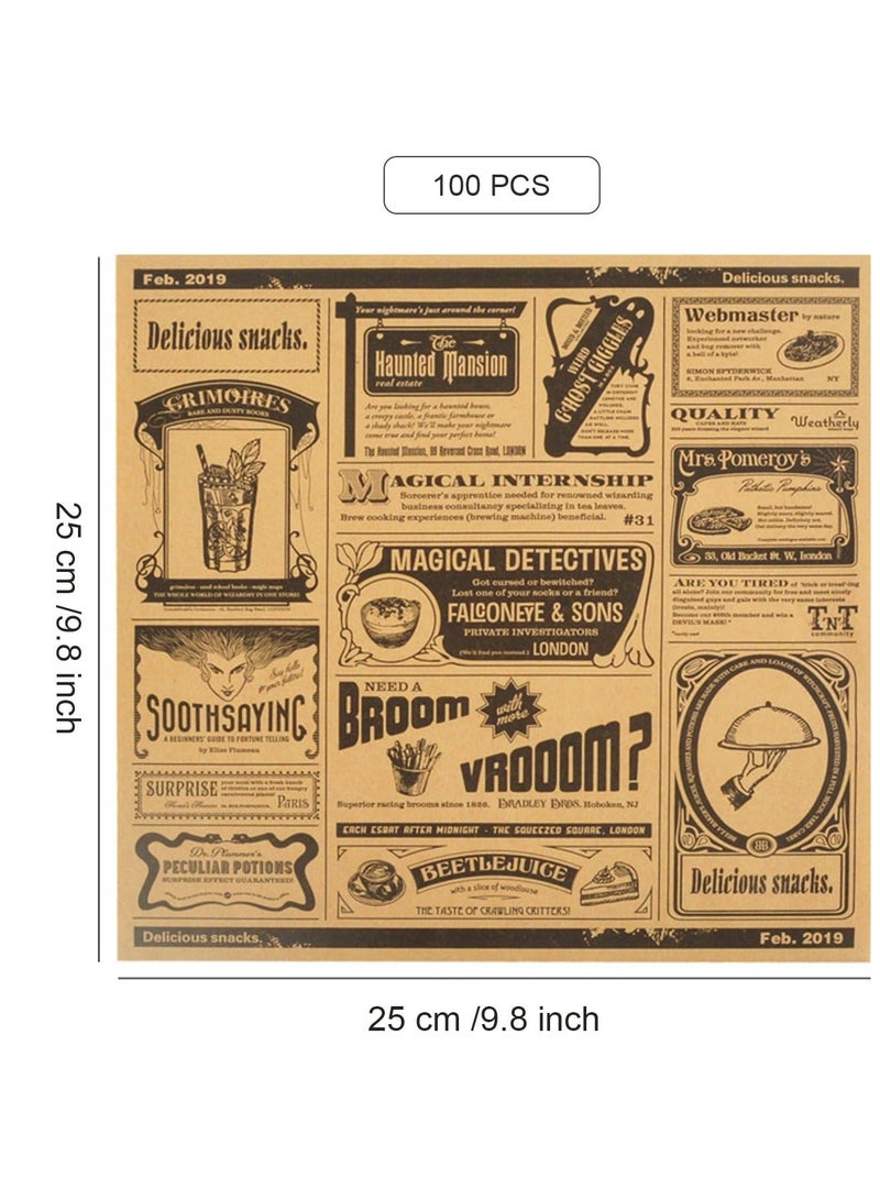 200 Pcs Parchment Paper, Wax Paper Sheets Sandwich Wrapping Paper, Square Baking Parchments Wrapping Tissue, Greaseproof Non-Stick Packaging Paper for Picnic, Party, Restaurants - Image 2